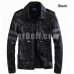 New! Resident Evil Leon S. Kennedy Leather Black Brown Long Sleeves Cosplay Jacket